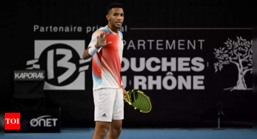 In-form Auger-Aliassime pulls out of Dubai Tennis Championships with back injury | Tennis News – Times of India