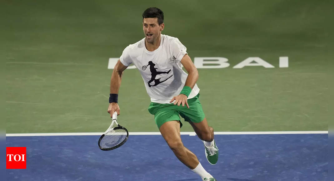 After Australian furore, Djokovic starts his season in Dubai | Tennis News – Times of India