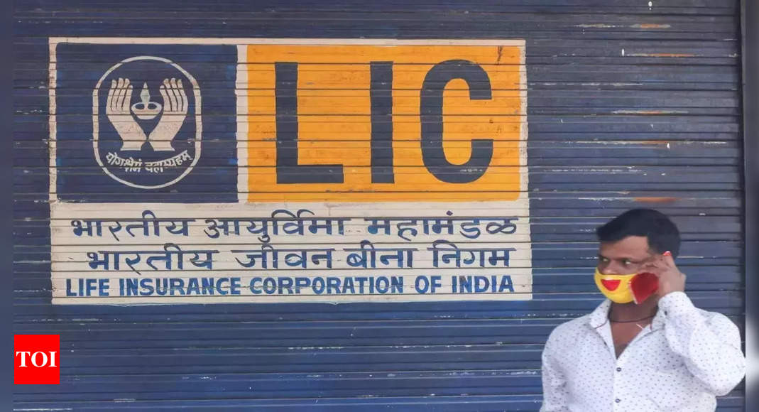 LIC doubles down on March listing despite stock swings – Times of India