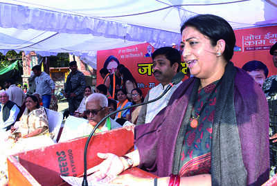 Goddess Laxmi Arrives On Lotus Not On Cycle Irani Allahabad News Times Of India