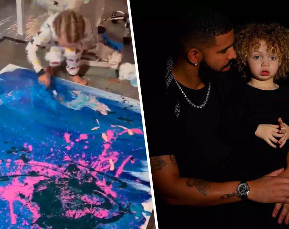 
Drake's son Adonis shows his artistic skills in an adorable video
