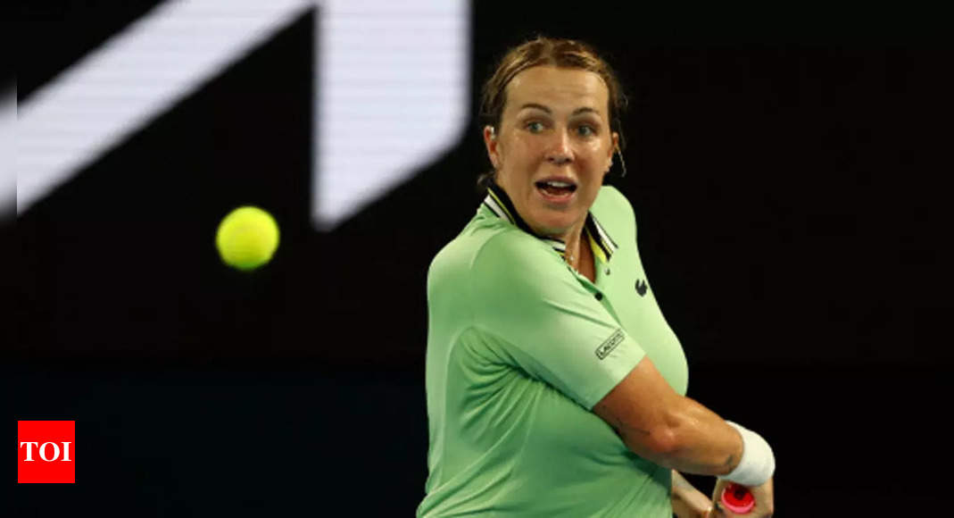 French Open finalist Pavlyuchenkova out for 10 weeks with knee injury | Tennis News – Times of India
