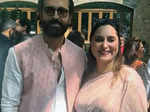 Farhan Akhtar-Shibani Dandekar’s post wedding party: Latest pictures of new bride & BFF Rhea Chakraborty in stylish gowns