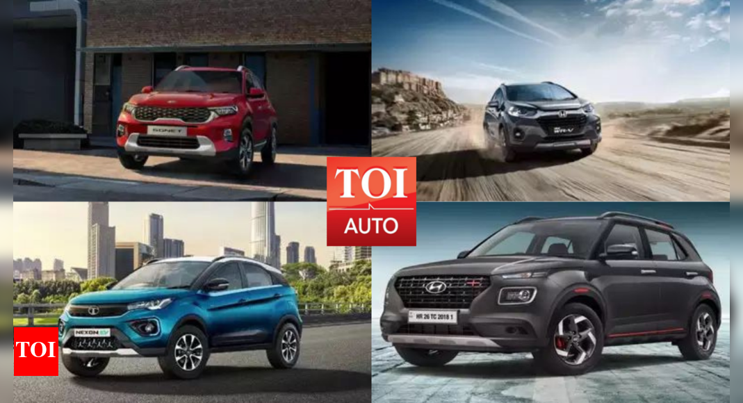 Top 5 most fuelefficient subfourmetre SUVs In India Times of India