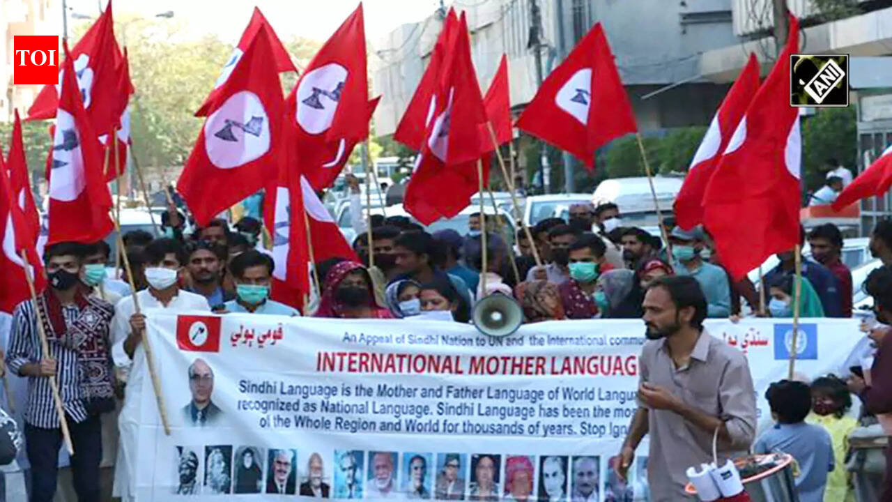 Sindhis demand freedom from Pakistan on International Mother Language Day