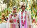 Inside pictures from fashion designer Nikhita Tandon’s wedding with Dr Santosh Bhatia
