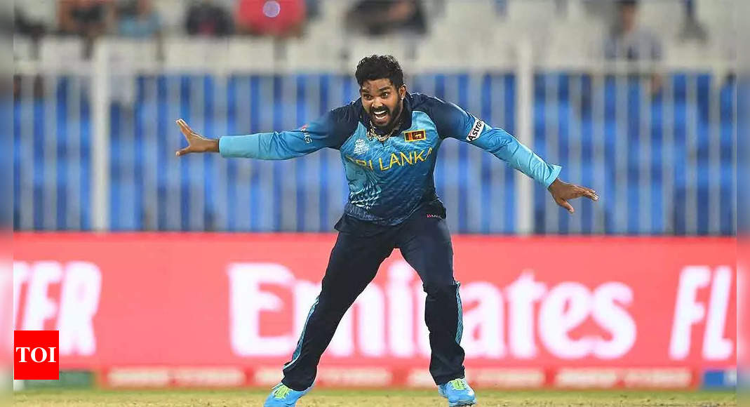 Ruled out of India series, Sri Lanka leg-spinner Wanindu Hasaranga remains in isolation | Cricket News – Times of India