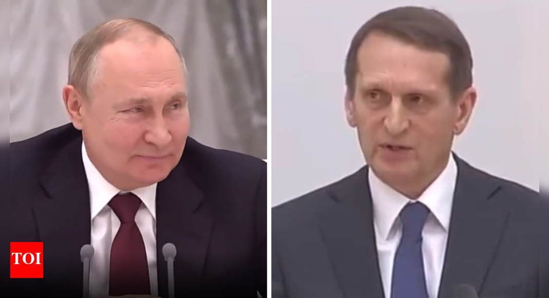 putin: 'Speak directly', Putin scolds his spy chief during ...