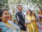From dancing to kissing pictures, Shibani Dandekar and Farhan Akhtar share priceless moments from their wedding