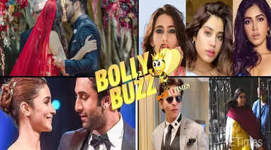 Bolly Buzz: Farhan Akhtar, Shibani Dandekar's priceless moments from their wedding; Shah Rukh Khan resumed shooting for Atlee's film