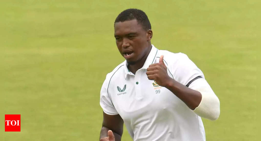 South Africa paceman Lungi Ngidi ruled out of 2nd Test against New Zealand | Cricket News – Times of India