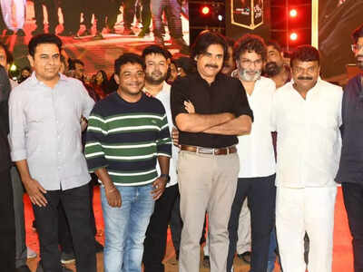 'Bheemla Nayak' pre-release event: Pawan Kalyan thanks Trivikram, Thaman, Saagar K Chandra, Rana and all his co-stars for their efforts
