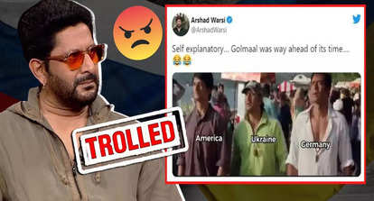 Arshad Warsi posts meme on Russia-Ukraine war, angry netizens react | Hindi  Movie News - Bollywood - Times of India
