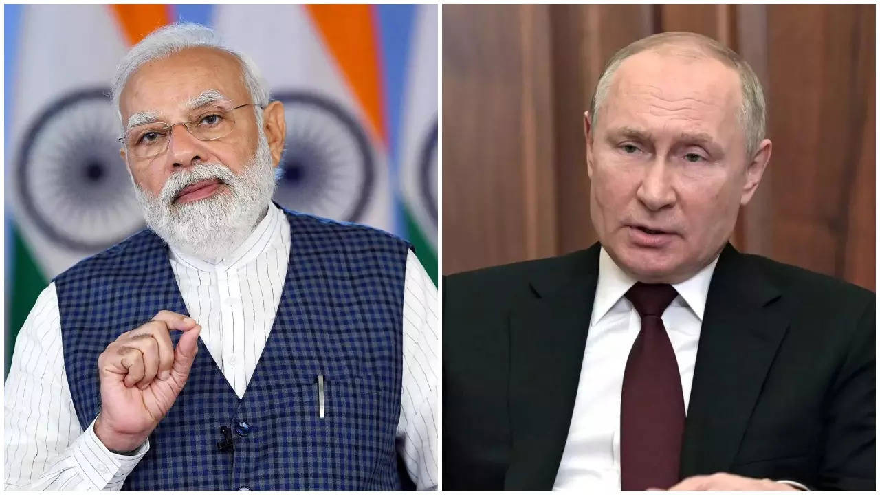 Russia Ukraine News: PM Modi speaks to Putin, urges immediate end to  violence between Russia & Ukraine | India News - Times of India