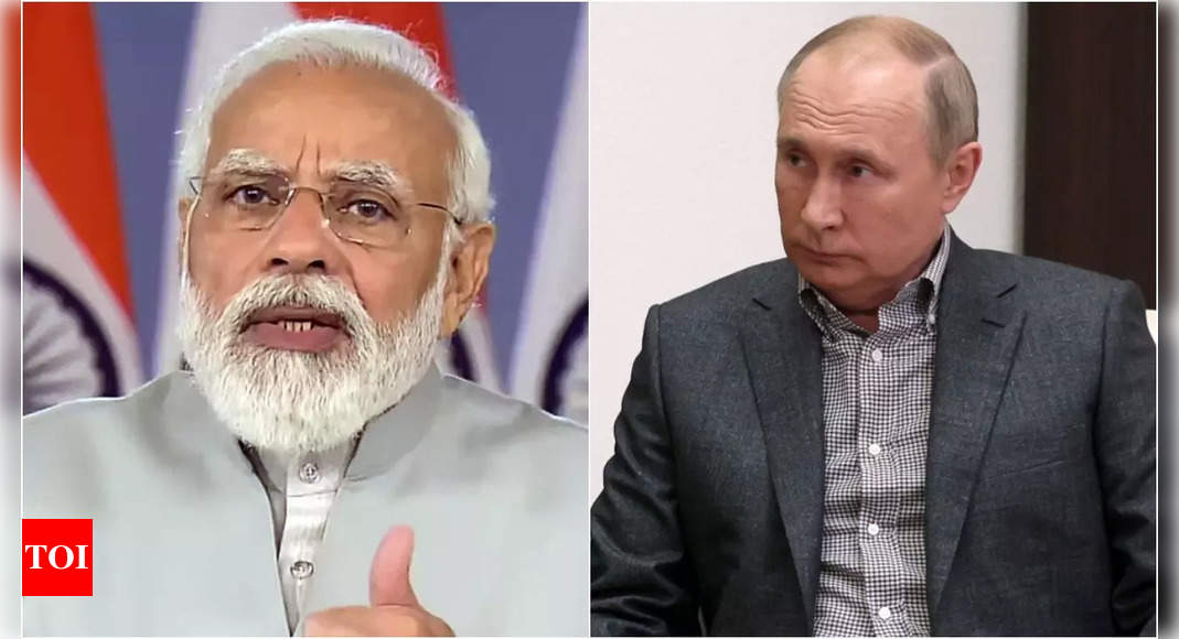 End violence, return to dialogue: PM Modi to Putin | India News – Times of India