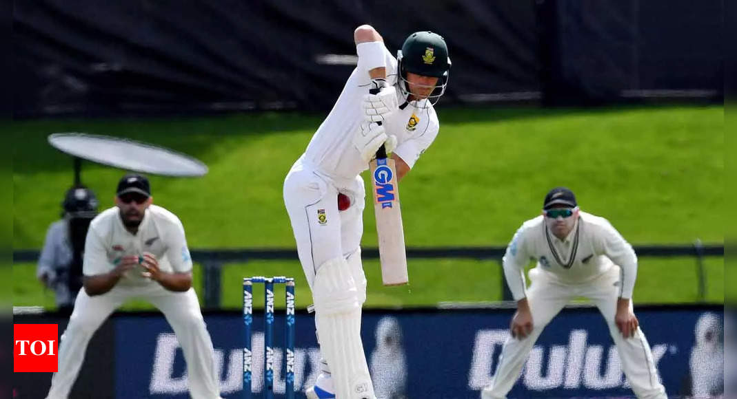 Live Cricket Score, NZ vs SA 2nd Test  – The Times of India : 60.5 : South Africa : 166/1