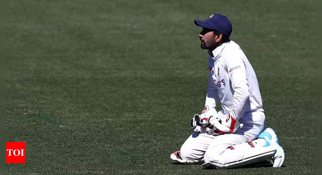 BCCI may ask Wriddhiman Saha to explain breach of Central Contract clause with comments on Ganguly, Dravid, Chetan | Cricket News – Times of India