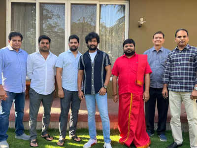 Natural star's Producers pay a surprise visit to Nani on his birthday