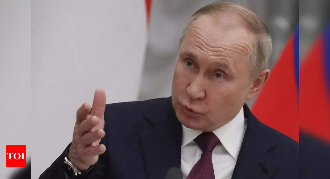 ukraine:  Vladimir Putin waves nuclear sword in confrontation with the West – Times of India