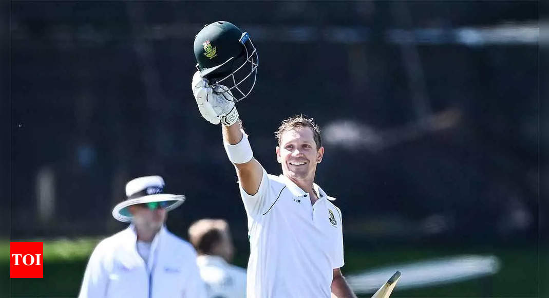 2nd Test: Sarel Erwee hits maiden ton as South Africa take day one honours against New Zealand | Cricket News – Times of India