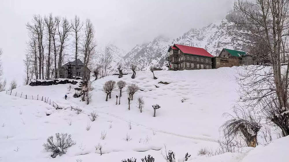 In photos: Heavy snowfall drapes Himachal Pradesh in white blanket