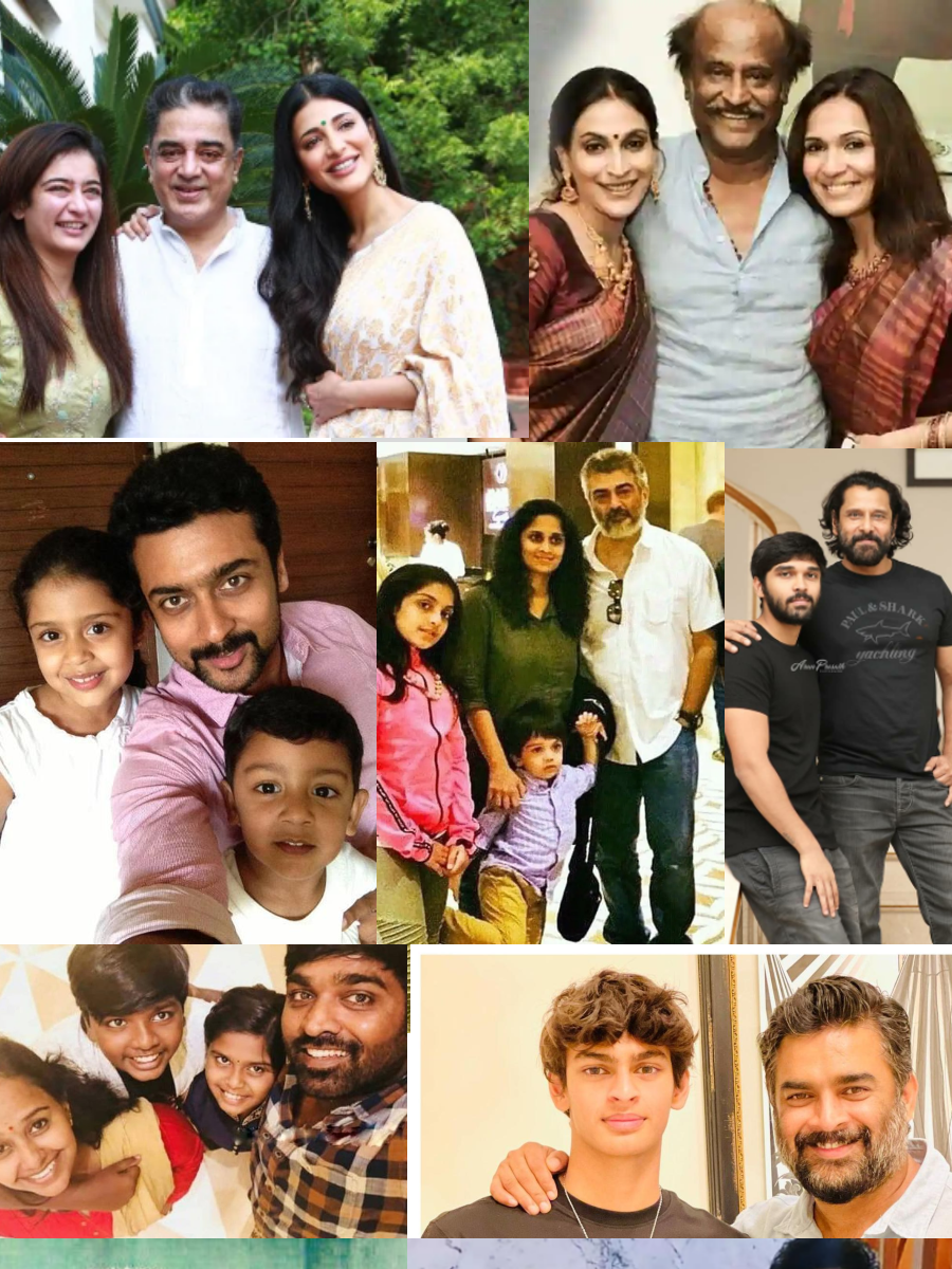 Tamil stars and their children