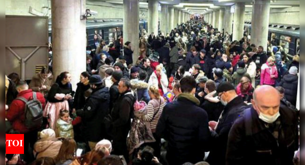 Indian students cower in bunkers as bombs rain in Ukraine