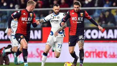 Inter Milan draw at Genoa to let AC Milan off hook