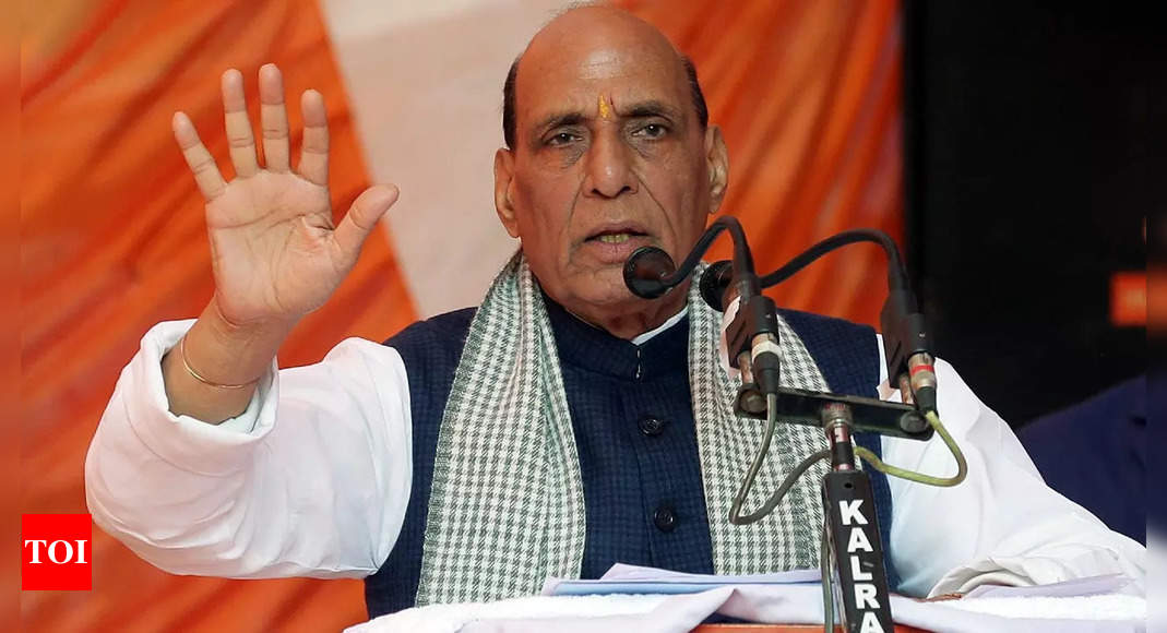 India ‘only country’ that never usurped an inch of another country’s land: Rajnath Singh at DU | India News – Times of India