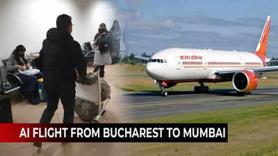 Air India flight with Indian evacuees takes off from Bucharest To Mumbai