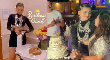 Inside glimpses of Urvashi Rautela's glitzy birthday celebration in Maldives