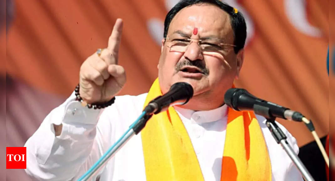 BJP national president JP Nadda’s Twitter account hacked | India News – Times of India