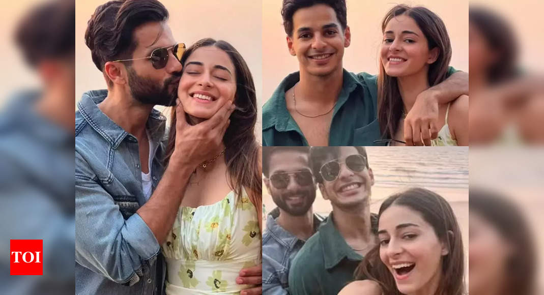 Ananya Panda and Ishaan Khatter’s adorable pictures together steal all the attention in Shahid Kapoor’s birthday reel – WATCH – Times of India