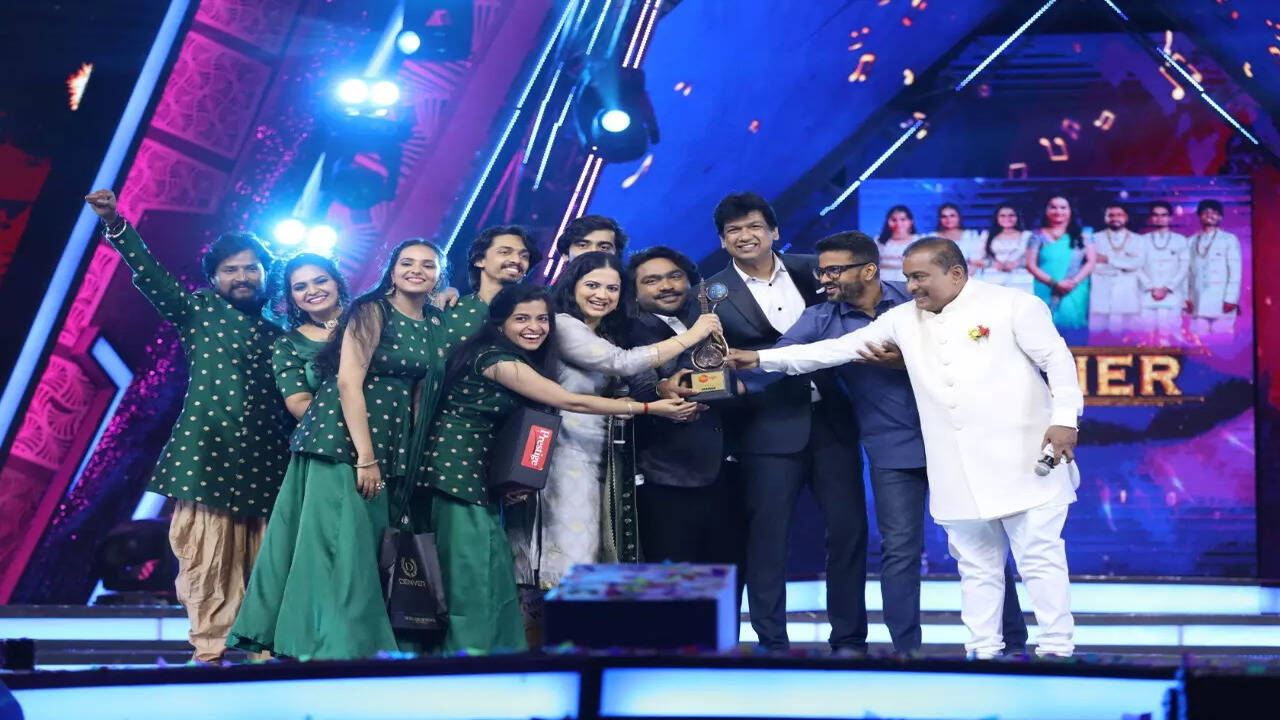 Nanditha's team wins Sa Re Ga Ma Pa Championship - Times of India