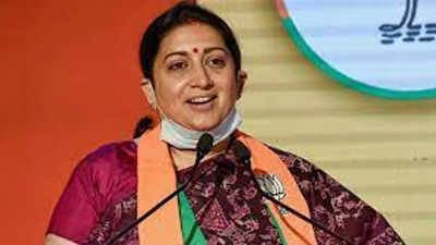 Smriti Irani accuses Cong of colluding with those who killed innocent people