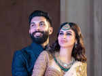 New party pictures of newlyweds Mouni Roy and Suraj Nambiar; couple celebrates one-month anniversary