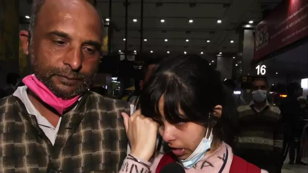 Photos: Emotions run high at Delhi airport as parents greet children arriving from Ukraine