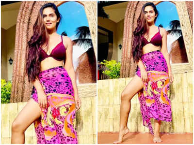 Harshita Kashyap looks gorgeous as she poses in a stylish beach outfit