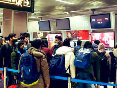 Air India flight carrying 182 Indians nationals from Ukraine lands in Mumbai