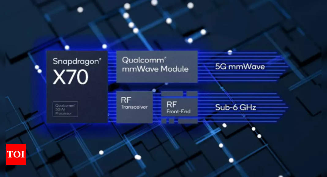 Snapdragon X70 modem:  Qualcomm unveils its new 5G Snapdragon X70 modem – Times of India