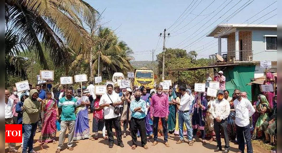 Mopa link road work faces stiff opposition from locals