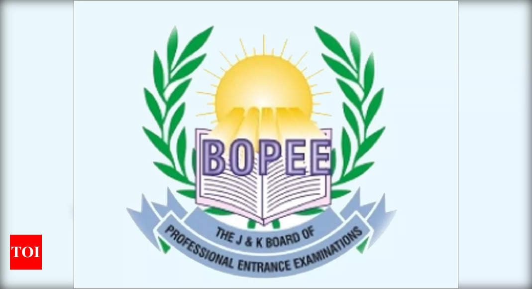 J&K BOPEE schedule 2022 released, JKCET exam to be held on May 22 – Times of India