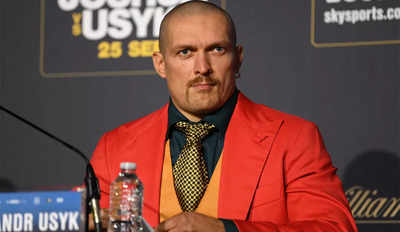 Heavyweight champion Usyk has 'no fear' at joining defence of Kyiv