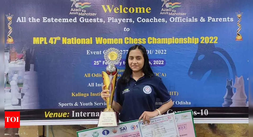 Divya Deshmukh first teen after Koneru Humpy to emerge senior national chess champion | Chess News – Times of India