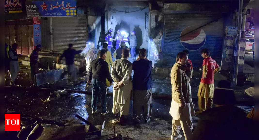 Blast in Quetta kills 3, injures 24 – Times of India