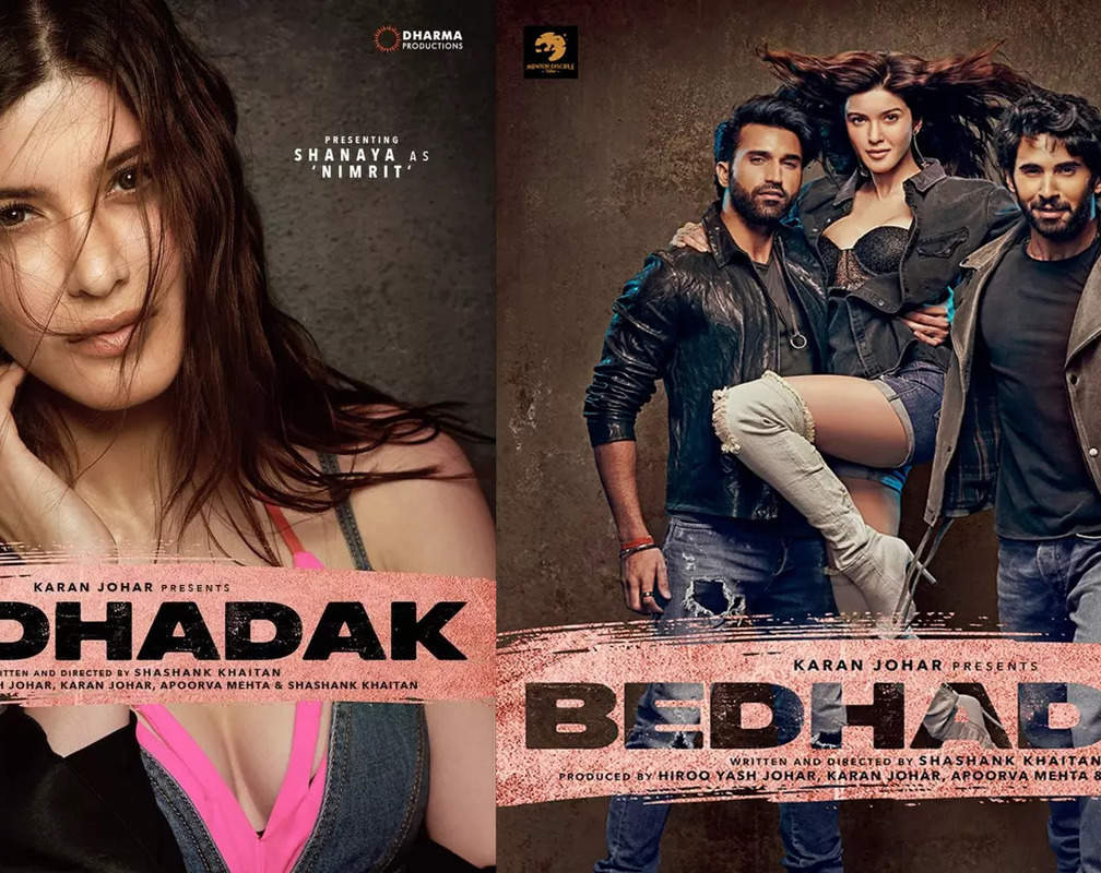 
Karan Johar drops posters of Shanaya Kapoor's debut film 'Bedhadak' with Lakshya and Gurfateh Pirzada

