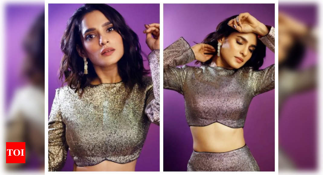 Priya Bapat Is A Sight To Behold In This Stunning Glittery Outfit; See ...