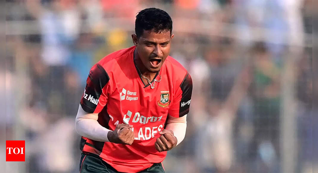 Nasum Ahmed, Liton Das help Bangladesh end T20I losing streak | Cricket News – Times of India