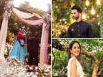 From Mira Rajput’s white lehenga to bride Sanah Kapur’s candid poses, mesmerising wedding pictures of Shahid Kapoor’s sister