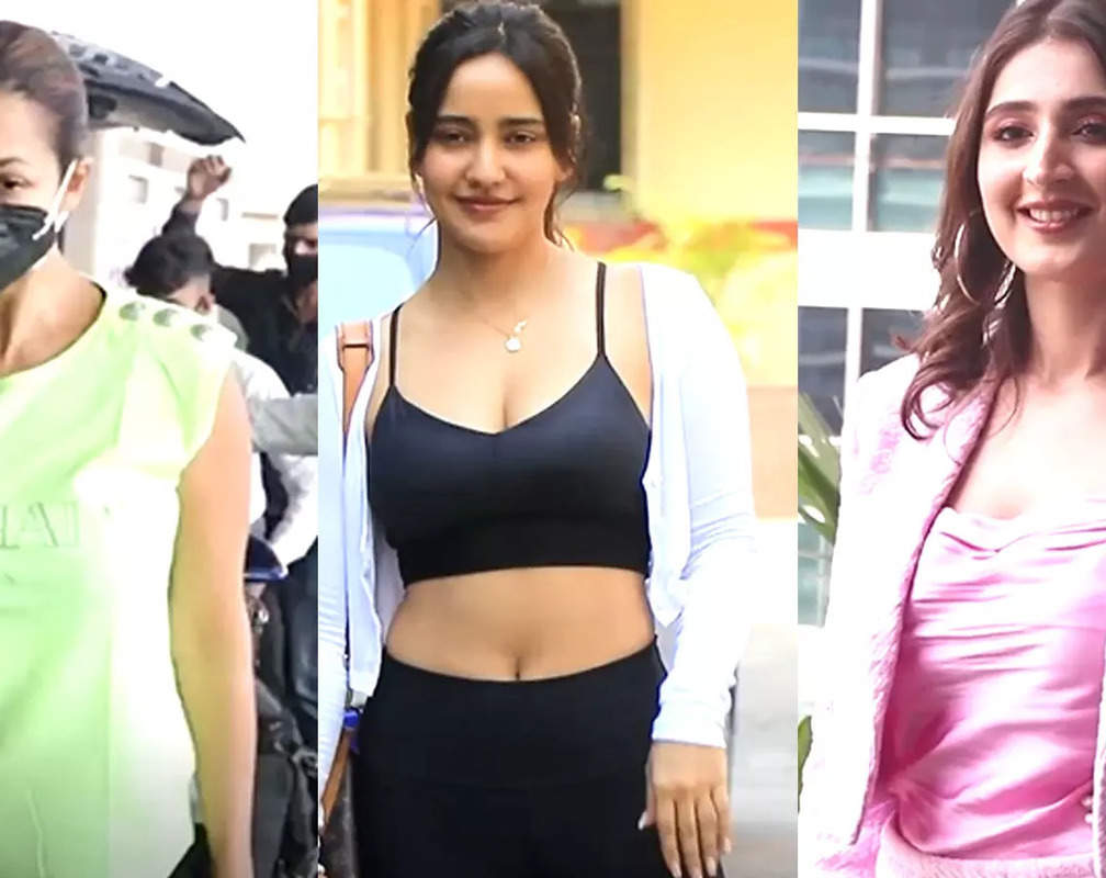 
#CelebrityEvenings: From Neha Sharma to Malaika Arora, Bollywood celebs spotted in Mumbai
